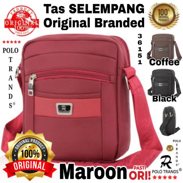 Polo Trands 36151 TAS SLEMPANG/SELEMPANG/BAHU/SLING BAG IMPORT PRIA/WANITA ORIGINAL BRANDED