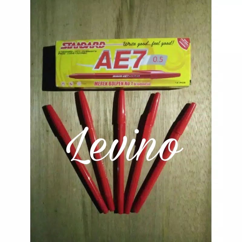 

Pulpen Standard AE7 warna Merah