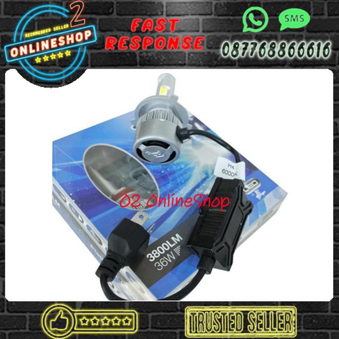 STAR SELLER LAMPU MOBIL H4 LED MEREK B1 LAMPU LED H4 BOHLAM LAMPU LED MOBIL H4 #10