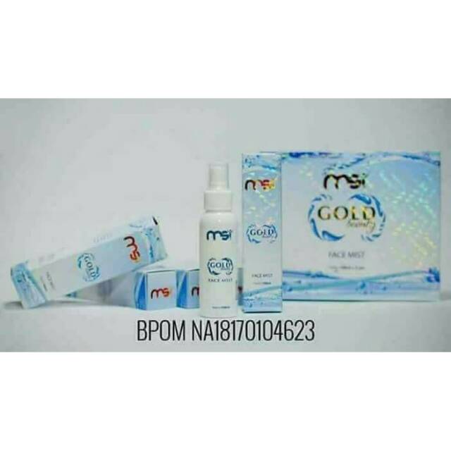Promo Face Mist Gold MSI Original Produk MSI