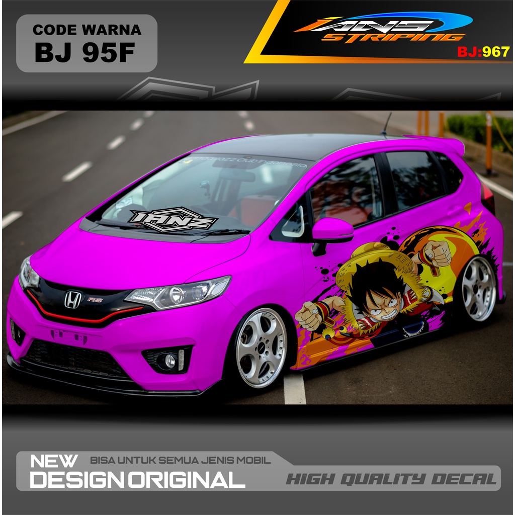 STICKER VARIASI MOBIL JAZZ / STIKER MOBIL BRIO / DECAL STIKER MOBIL SWIFT / STIKER MOBIL TOYOTA / STIKER YARIS AYLA