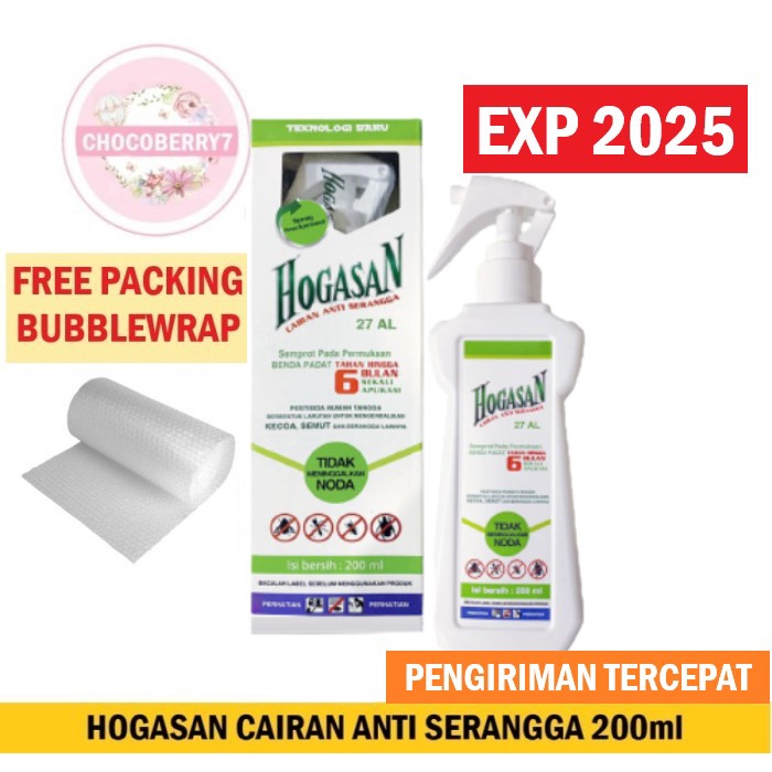 Hogasan Cairan Anti Serangga 200ml - Anti Semut Kecoa Rayap Nyamuk