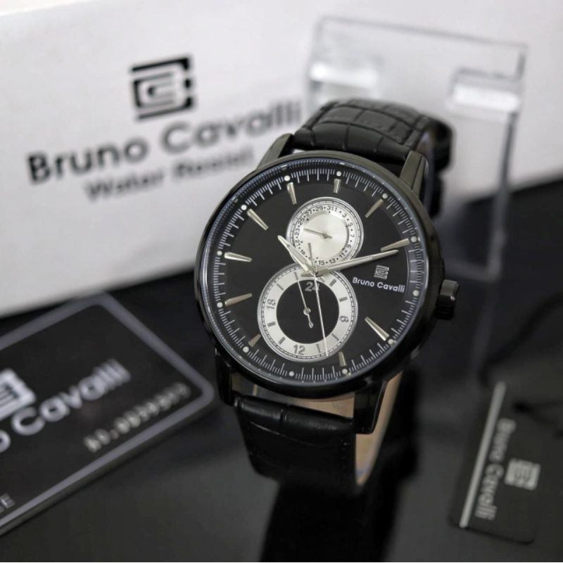 Jam Tangan Pria Bruno Cavalli Original 1893 Water Resist Garansi 1 Tahun