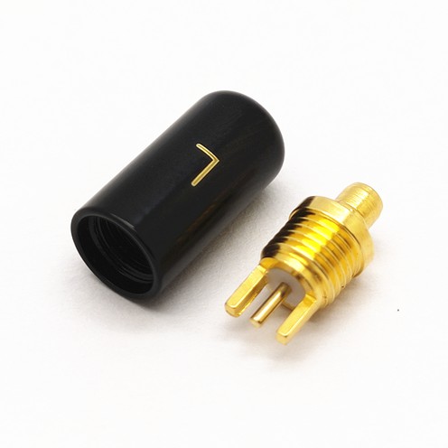 1pair DIY MMCX pin Male Beryllium copper Socekt for earphone earbuds SE846/W60/VE6 Pure black