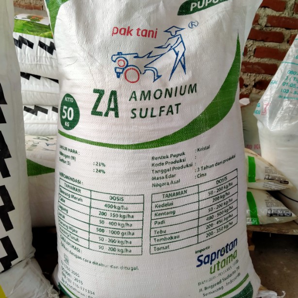 Pupuk Pak Tani ZA Amonium Sulfat Saprotan Utama