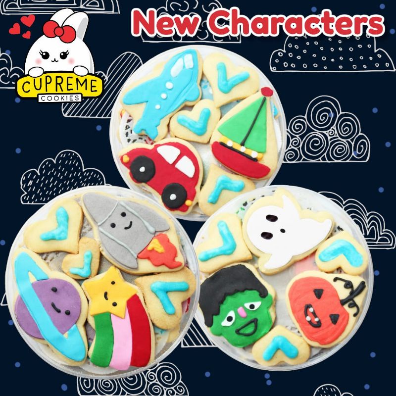 

Cupreme Cookies Kue Kering Karakter Aneka Karakter Squishy Lucu Unik Halal Mui