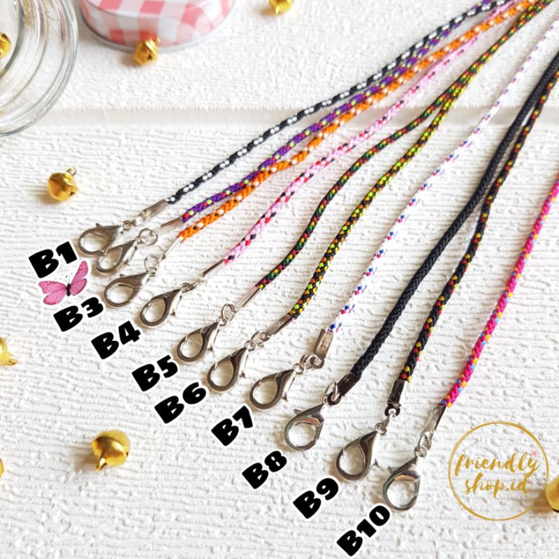 KALUNG MASKER KOREA PART 1 TALI MASKER LANYARD MASK KALUNG MASKER KOREA PART 1 TALI MASKER LANYARD MASK
