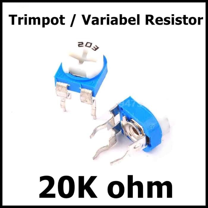 VR 20K ohm 203 Trimpot Trimmer Variable Vertical Resistor