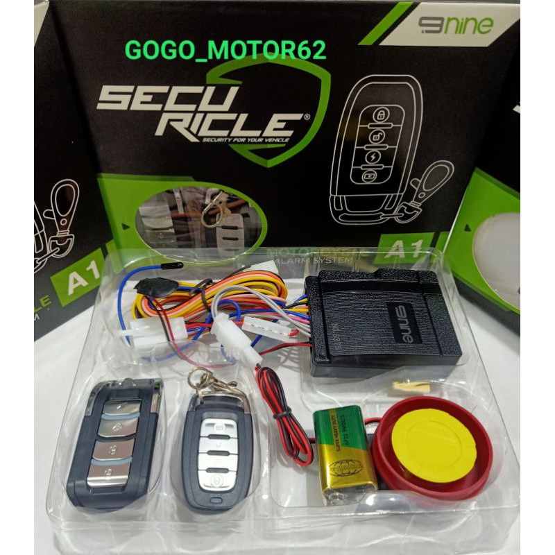 Remote Alarm Alaram Anti Maling 9Nine Luminos A1