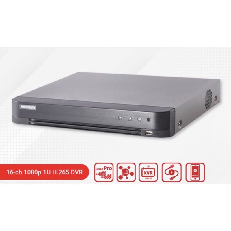 DVR Hikvision 16 Channel DS 7216 HQHI-K1 E Support Audio