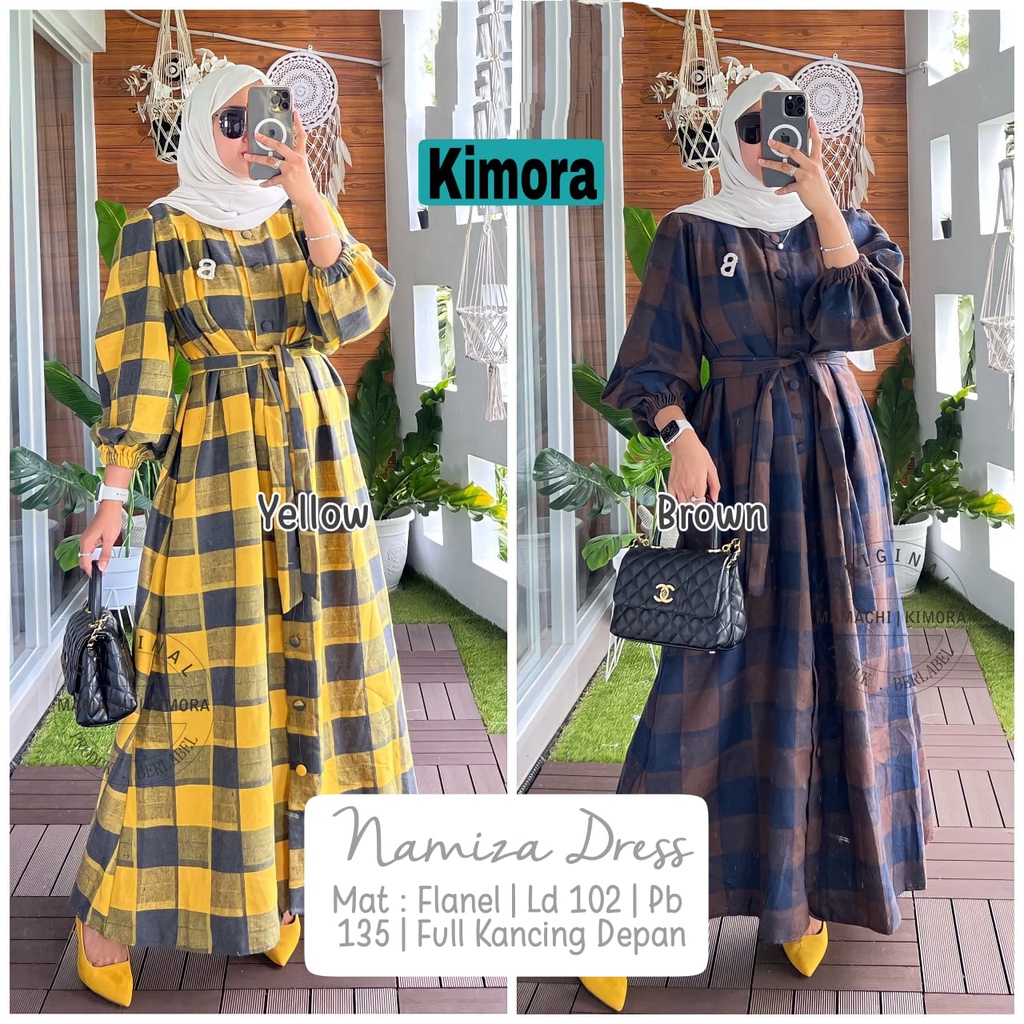 Dress wanita namiza by Kimora
