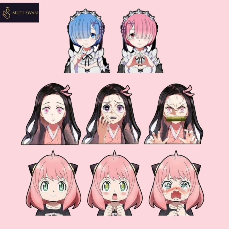 STIKER 3D LENTICULAR ANIME