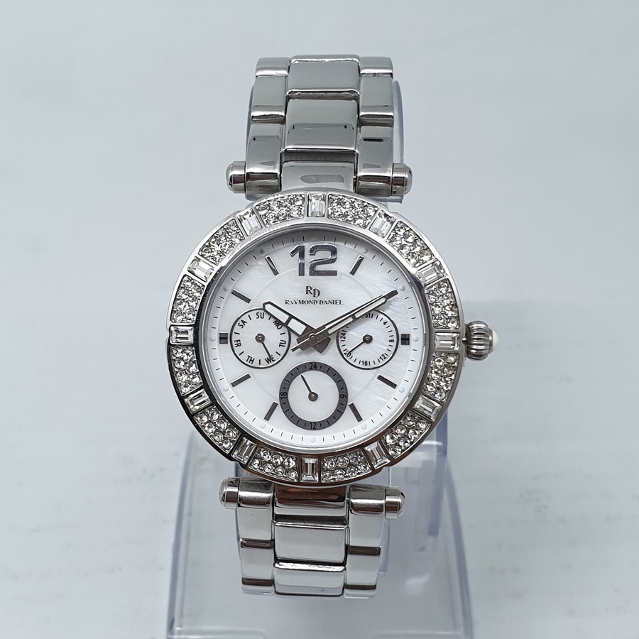 Raymond Daniel RD216 Silver White Jam Tangan Wanita Original