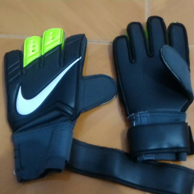 Sarung Tangan Kiper GK NIKE VAPOR GRIP 3 BLACK VOLT ORIGINAL PGS195-071