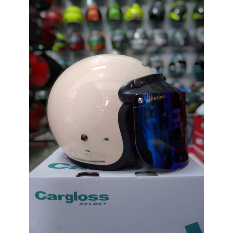HELM CARGLOSS KACA DATAR