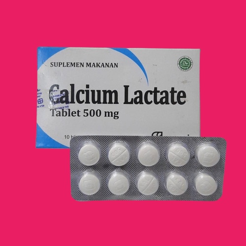 CALCIUM LACTATE 500MG TABLET PER BOX MERSI