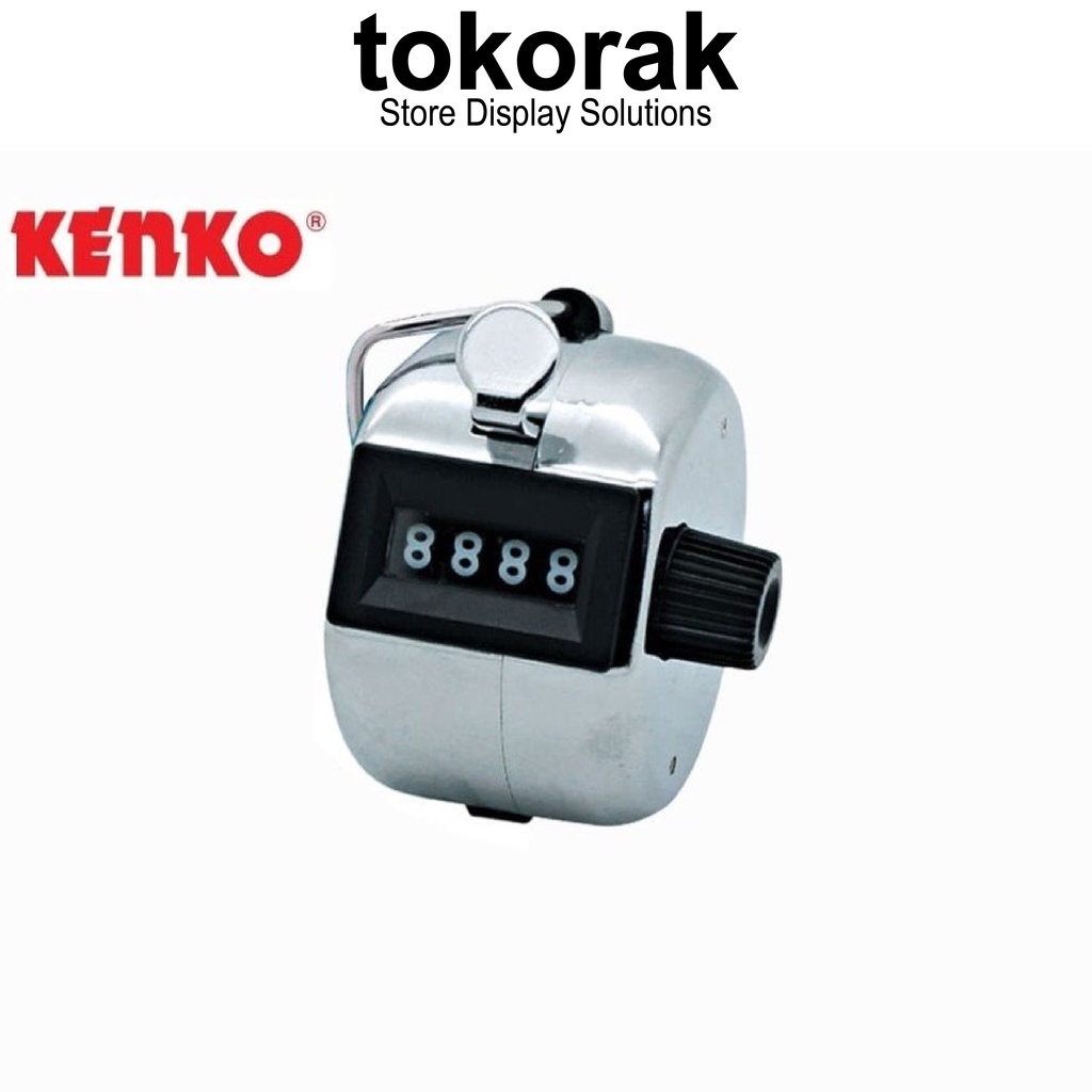 HAND TALLY COUNTER KENKO STAINLESS - ALAT HITUNG MANUAL - HITUNG CEPAT