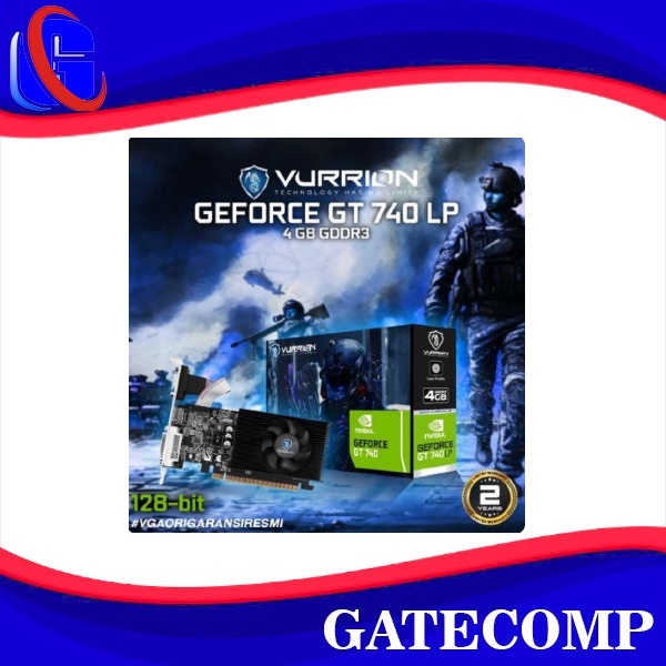 VGA GT 740 4GB DDR3 128Bit Vurrion GeForce Nvidia