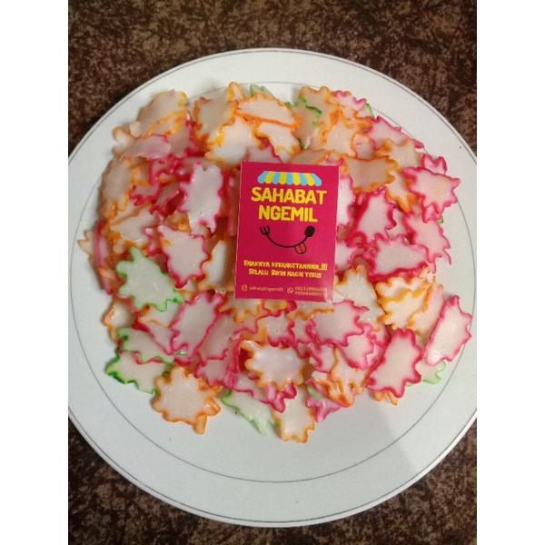 

Kerupuk Bawang Enak warna warni bintang