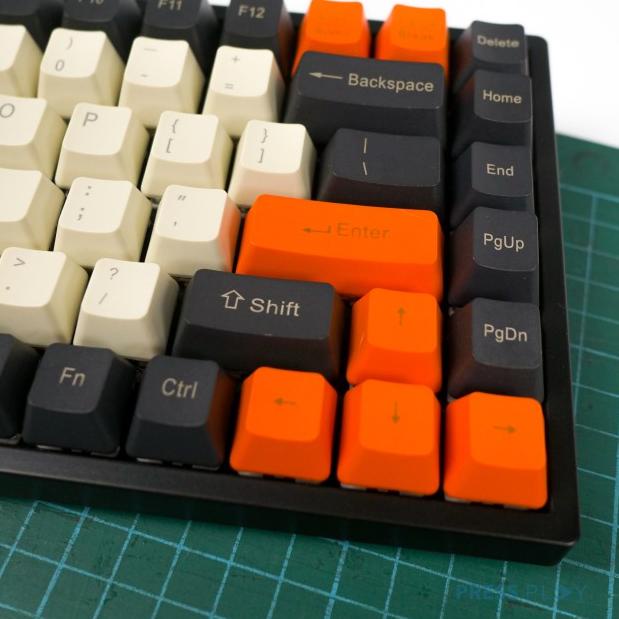 ❂ 'RUST' Keycaps Mechanical Keyboard Full Set Single Shot PBT ♣