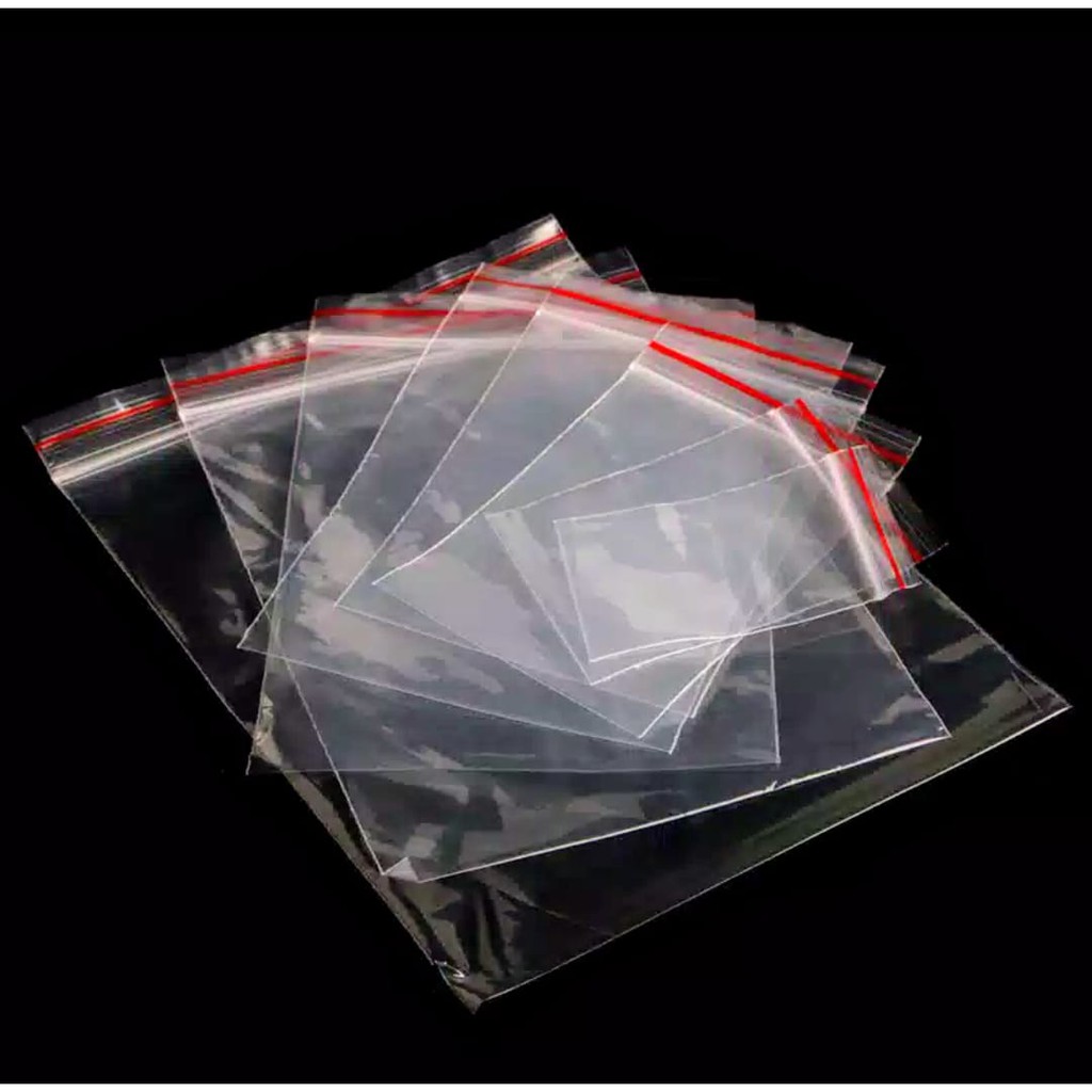 plastik klip isi 100 lembar cetik c-tik ctik ukuran 4*6 5*8 6*10 7*10 8*12 8,7*13 ziplock seal zip