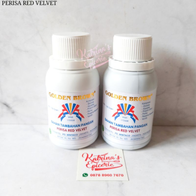 Golden Brown Red Velvet pasta 100 Ml Perisa Dan Pewarna Makanan