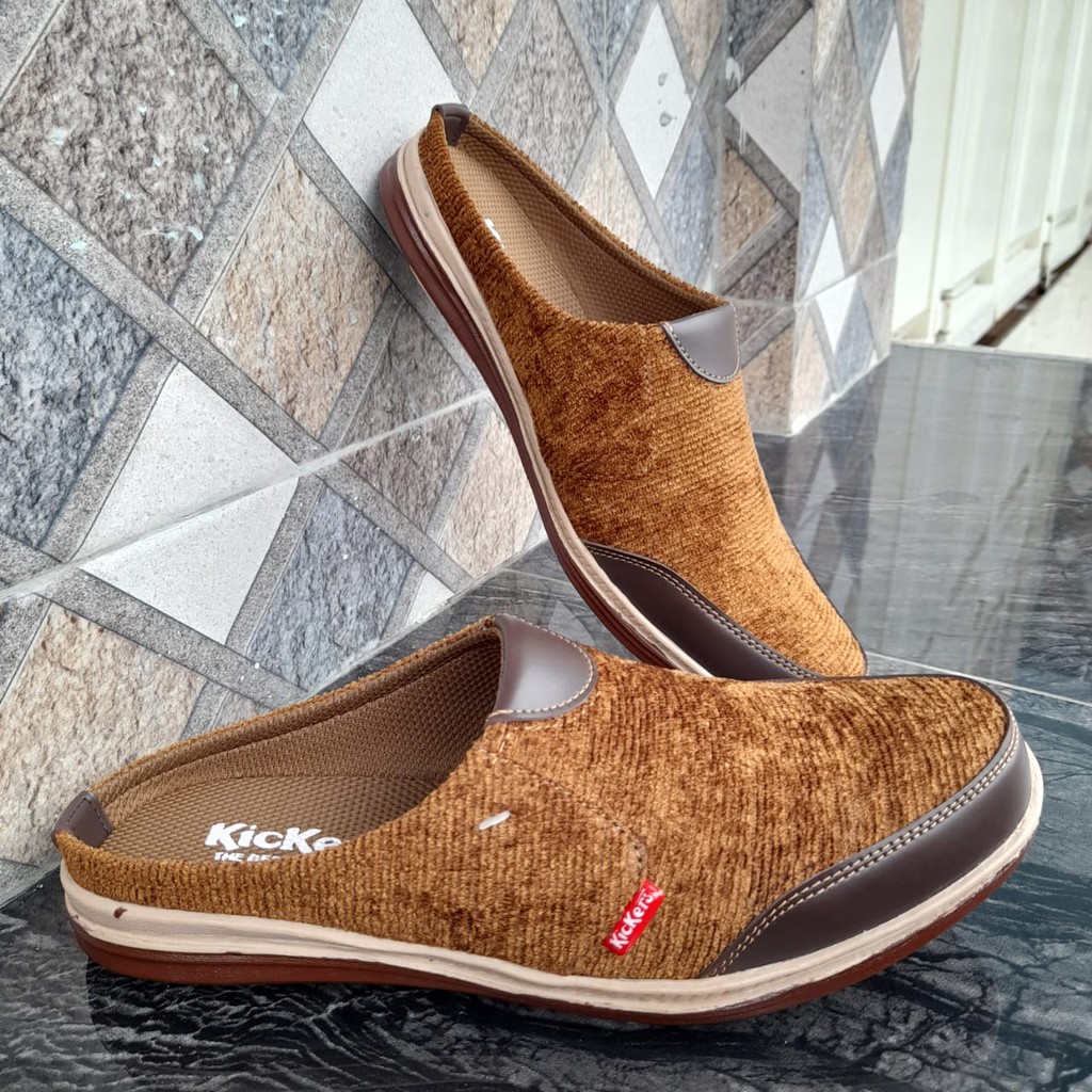 Sepatu Sandal Rajut Kulit JNC 12 model terbaru