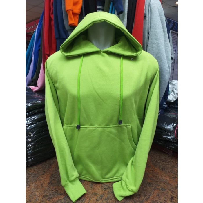 JAKET JUMPER DISTRO HIJAU STABILO IJO POLOS CUSTOM MURAH NEON BAHAN BERKUALITAS