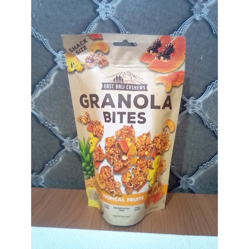 

EST BALI CASHEWS GRANOLA RASA TROPICAL FRUITS