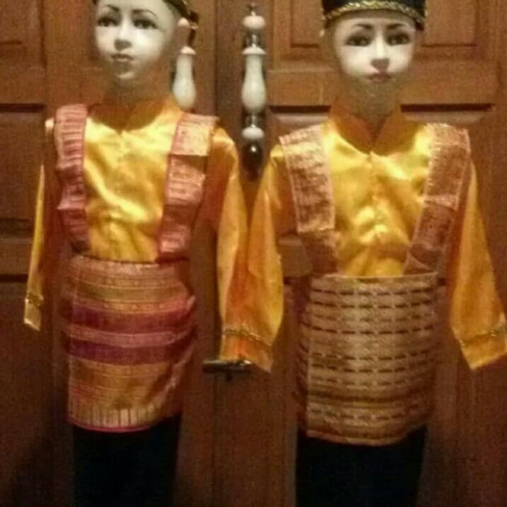 Baju adat aceh / tari saman anak size XL