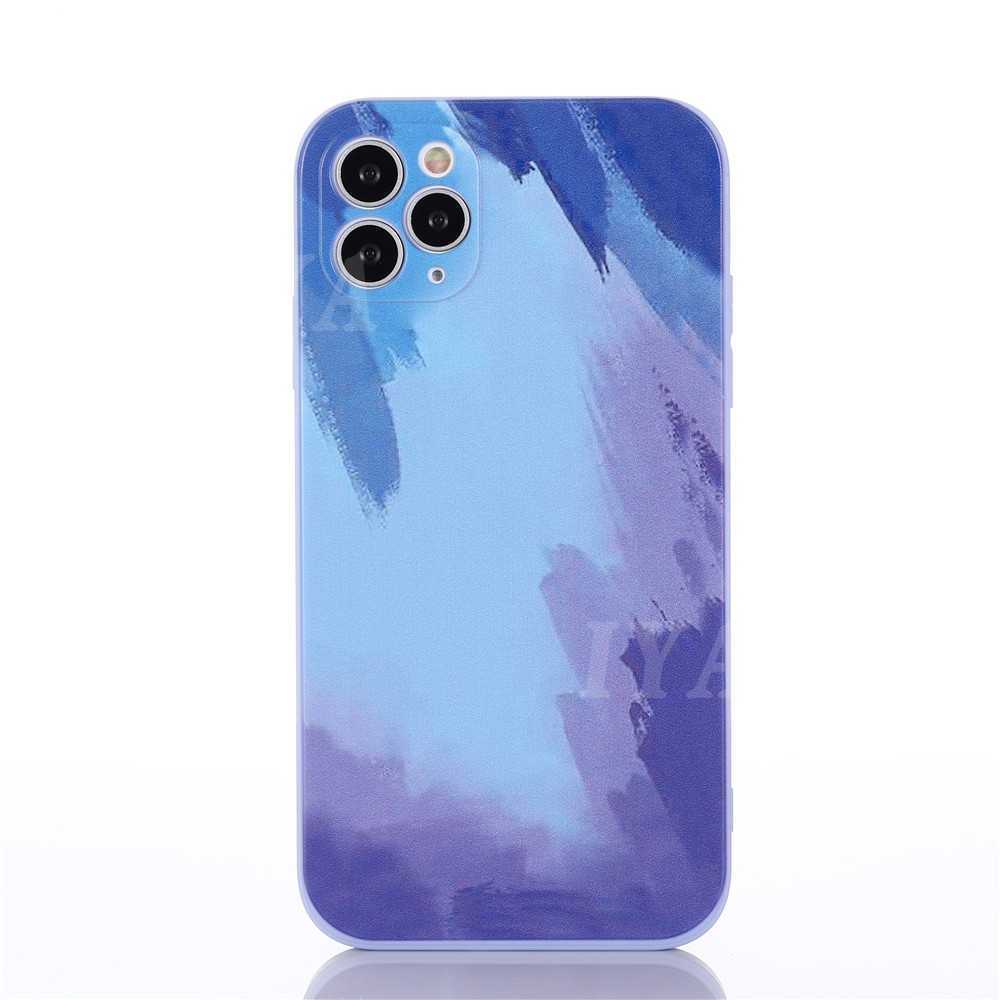 Case Pelindung Kamera Bahan Silikon Cair Warna Gradasi Untuk Iphone 12 Pro Max 6 6s 7 8 Plus Xr