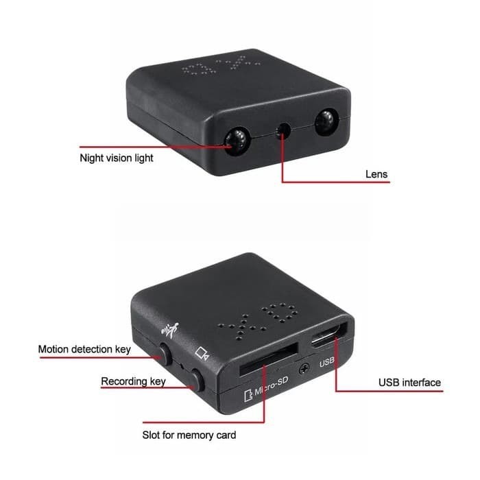 KAMERA KECIL TERSEMBUNYI PENGINTAI WIFI CAMERA CCTV MINI SPY CAM HIDDEN CAMERA PENGINTIP MURAH JS54