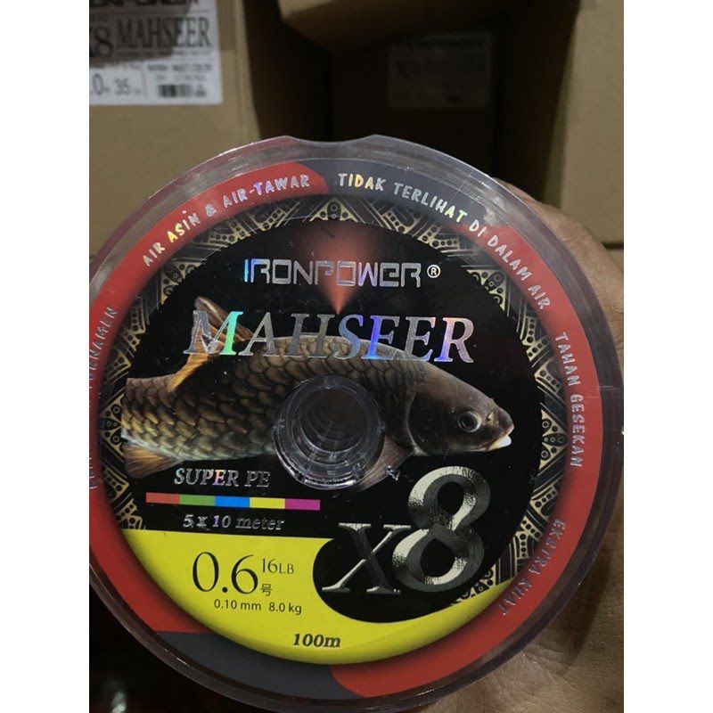Senar PE iron power MAHSEER x8 100M
