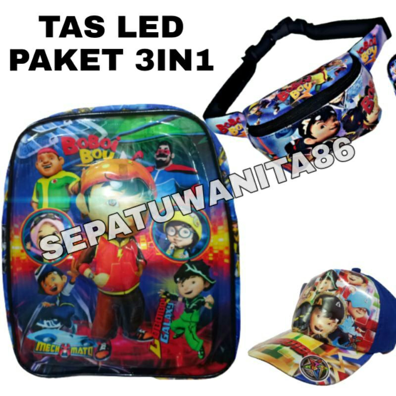 Tas ransel anak ultraman LED Tas anak laki laki KARAKTER/ULTRAMAN