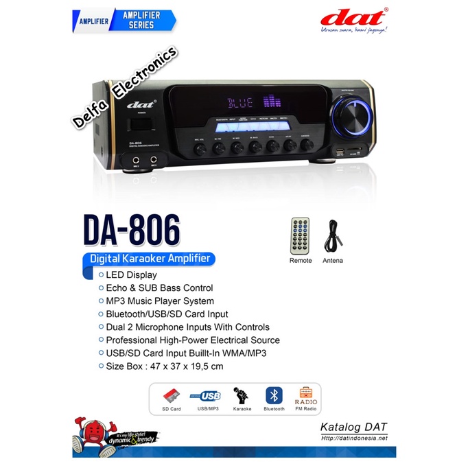 Power Amplifier DAT DA-806
