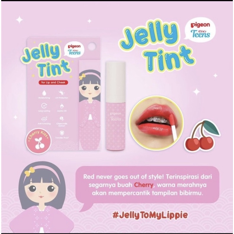 Pigeon Teens Jelly Tint Lip Tint Cantik Menawan