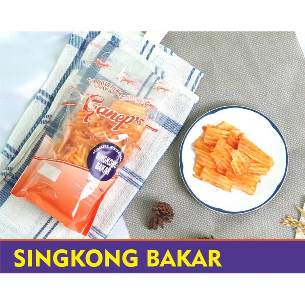

Singkong Bakar 100gr Snack Camilan Renyah Oleh - Oleh Khas Solo