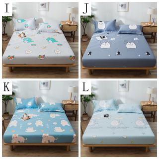 Sprei Selimut Sarung Bantal  Bahan Katun Motif Kartun 