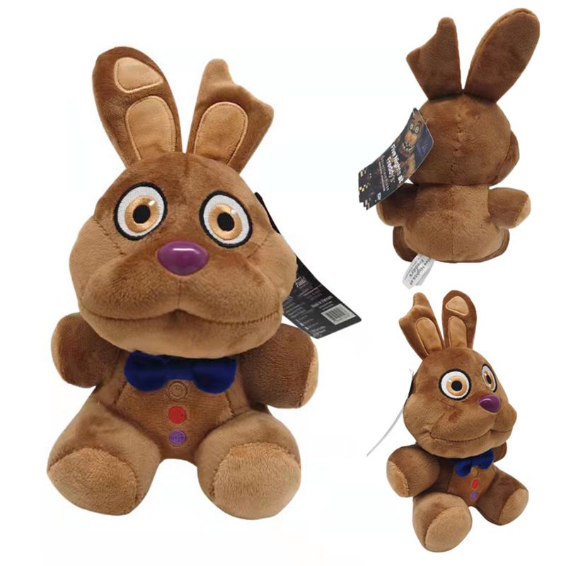 18cm Boneka Five Nights At Freddy's Chocolate Bonnie Plush NWT Funko Easter FNAF 8&quot; Kid Gift Mainan