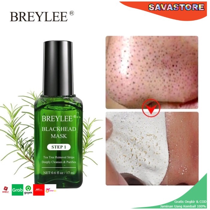 BREYLEE Blackhead Mask Peel Off Masker Komedo STEP 1 &amp; STEP 2 Original