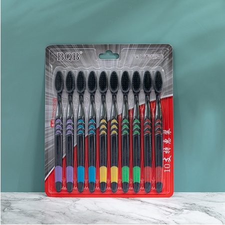 UG Sikat gigi Dewasa 1 Paket isi 10 pcs-Black