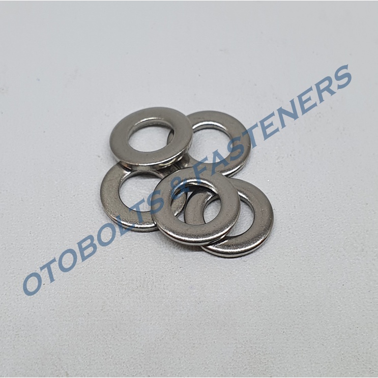 [PAKET 100PCS] SUS304 Ring Plat M6 Stainless Steel