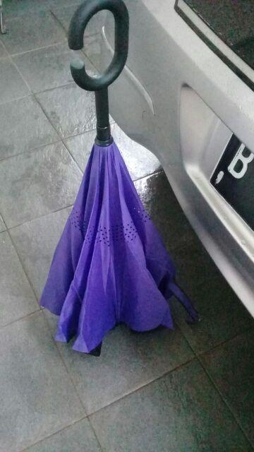 Payung Terbalik F705 Kazbrella Umbrella 2 Lapis