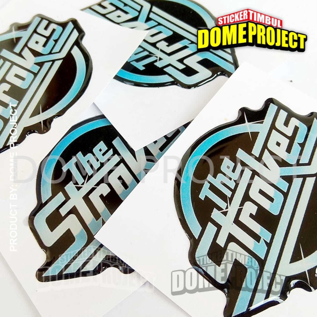 Stiker Band Stroke Aksesories Motor Emblem Sticker Mobil