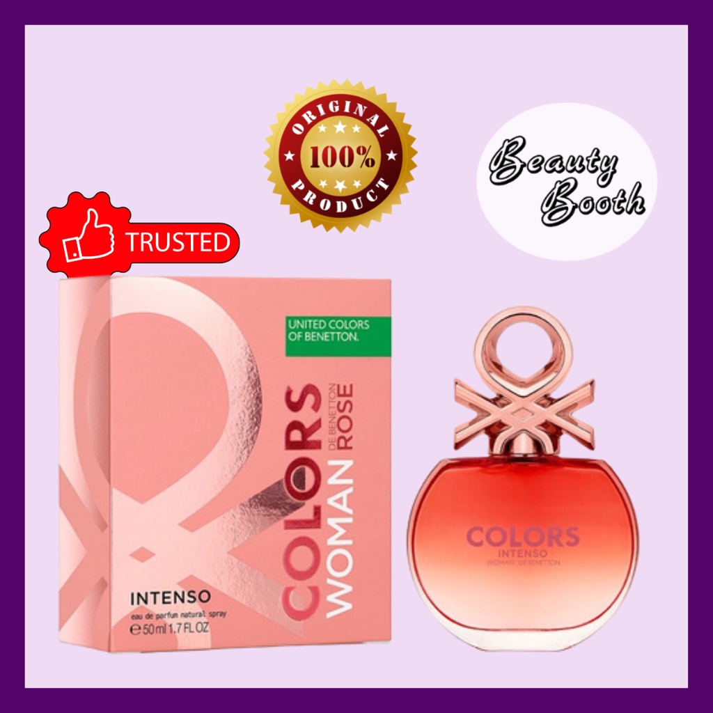 BENETTON Sisterland Green Jasmine Woman 80ml | Benetton Rose Intenso | Benetton  Red Rose | Benetton Sisterland Pink Raspberry