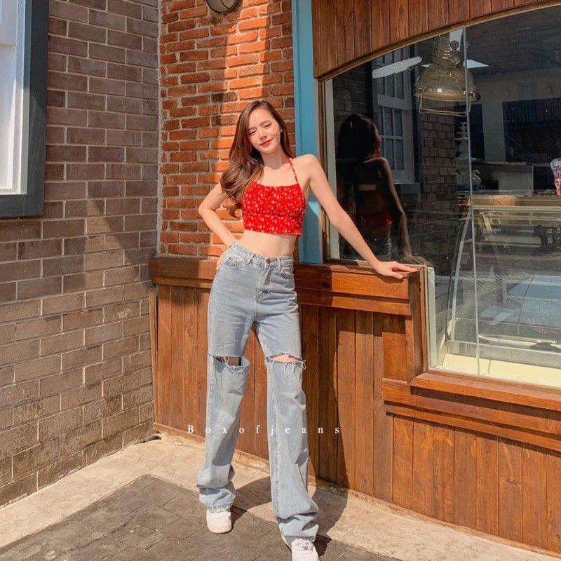 SHANA KULOT JEANS WANITA RIPPED PREMIUM