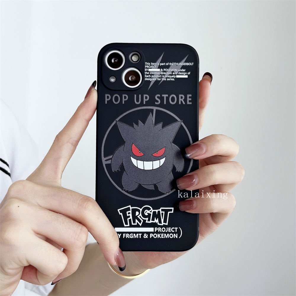 Pocket Monster Case untuk iPhone 13 Pro Max 12Pro 11 X XR Xs Max 7 8Plus Pikachu