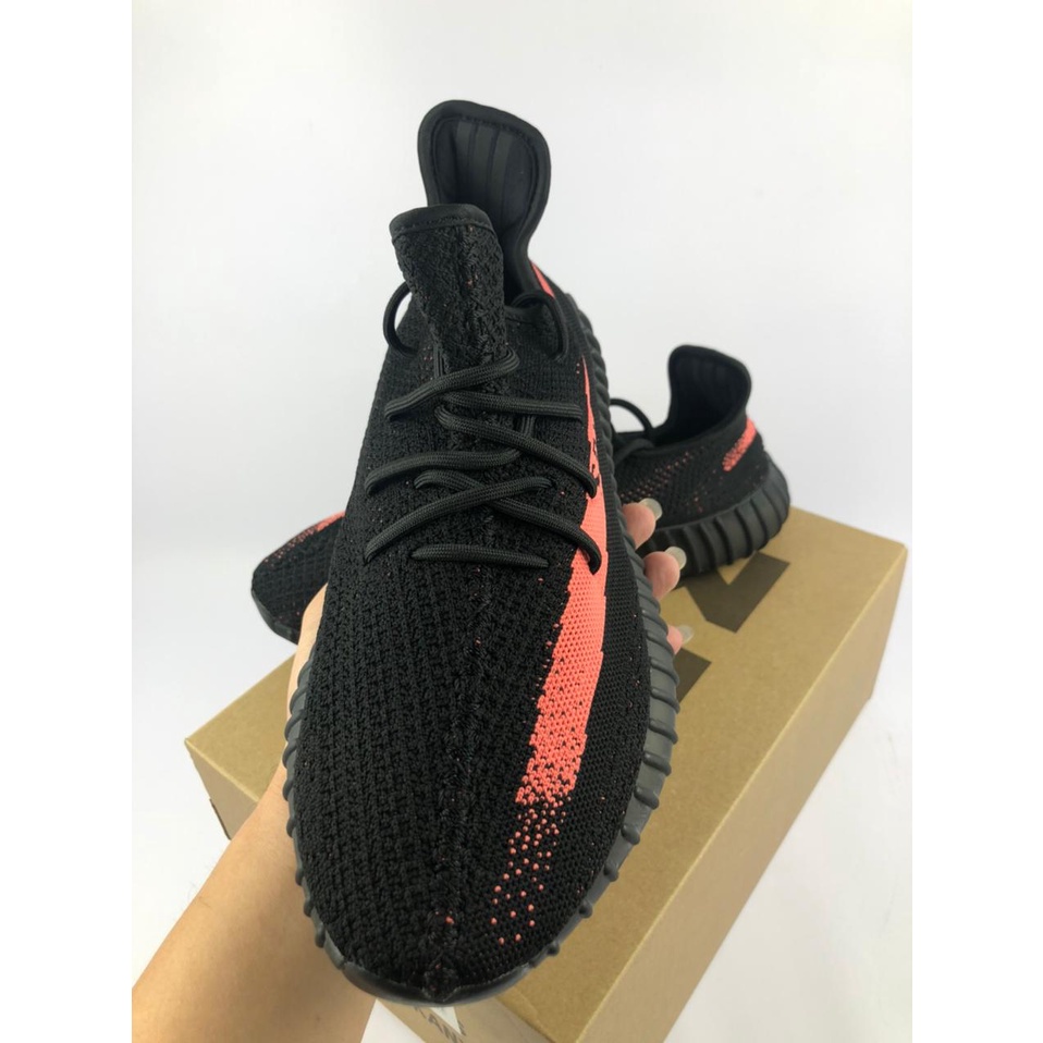 Yeezy Boost 350 V2 Red Strip PK, Guaranteed Real Pic Made In China.