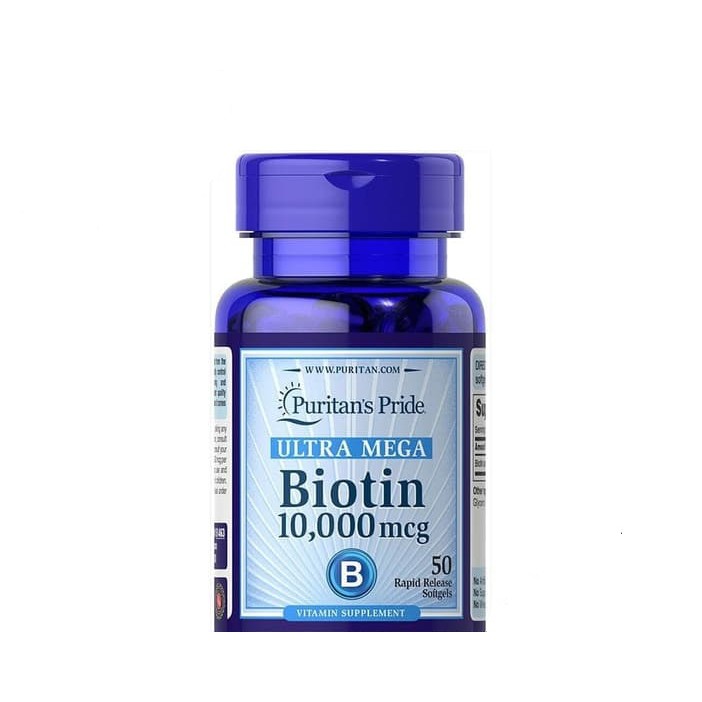 Puritan's Biotin 10000mcg 50 Softgel