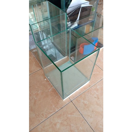 Aquarium, soliter tank kaca 20x20x25